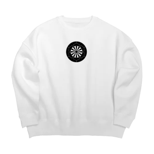 源氏車家紋 Big Crew Neck Sweatshirt