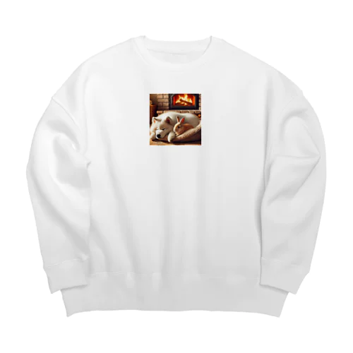 おやすみタイム Big Crew Neck Sweatshirt