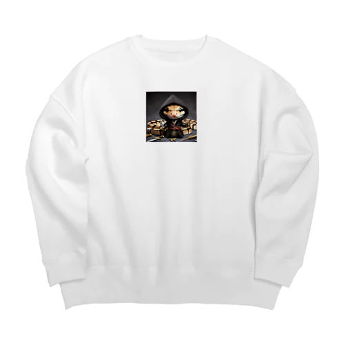 「へび暗殺者」 Big Crew Neck Sweatshirt