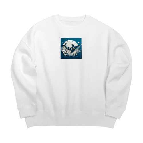 ジンベイザメ Big Crew Neck Sweatshirt