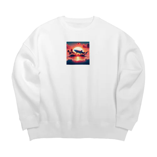 ジンベイザメ Big Crew Neck Sweatshirt