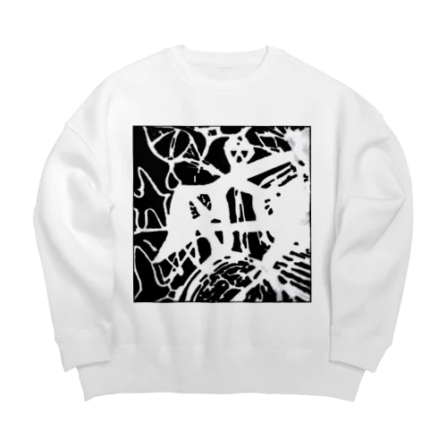 氷と蛇 Big Crew Neck Sweatshirt