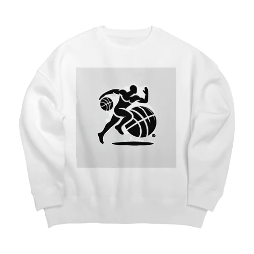 バスケットマン Big Crew Neck Sweatshirt