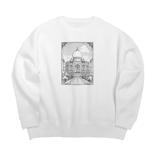 宮殿 Big Crew Neck Sweatshirt