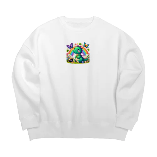 恐竜くん Big Crew Neck Sweatshirt