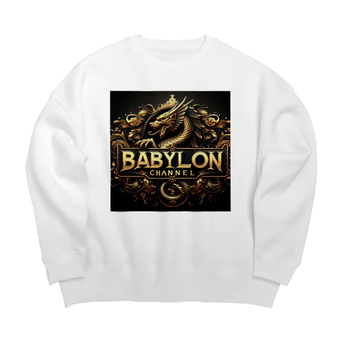 Babylon channel  Dragon GOLD ビッグシルエットスウェット