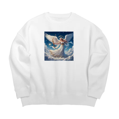 天使　lightangel Big Crew Neck Sweatshirt