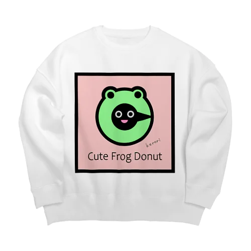 Cute Frog Donut（キュートフロッグドーナツ） Big Crew Neck Sweatshirt