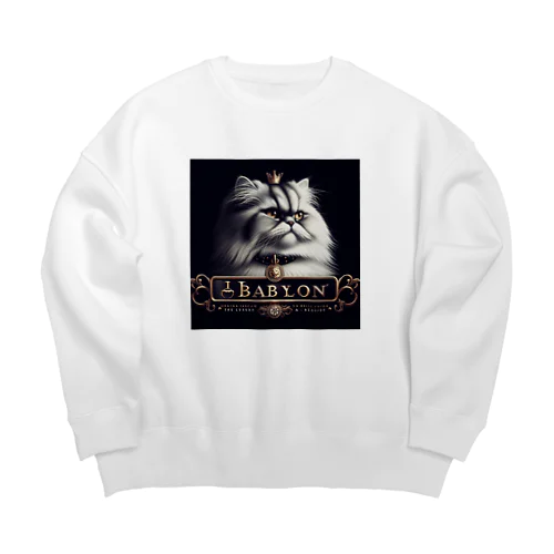 Persian Cat Babylon channel Big Crew Neck Sweatshirt