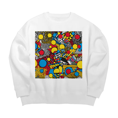 ポップアート Big Crew Neck Sweatshirt