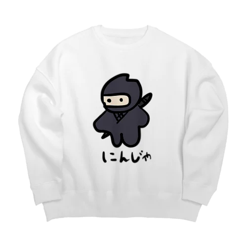 忍者さん Big Crew Neck Sweatshirt