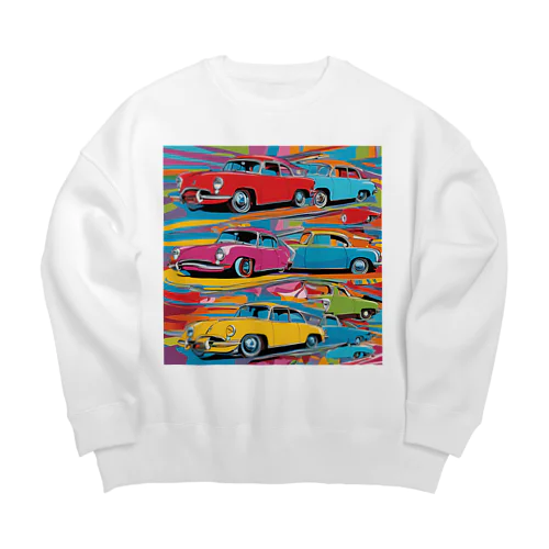 ポップアート Big Crew Neck Sweatshirt