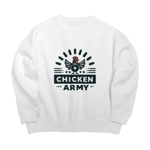 Army General Staff：陸軍参謀本部 Big Crew Neck Sweatshirt