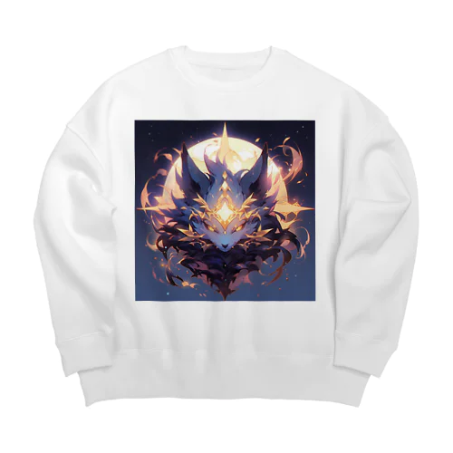 【モンスターシリーズ】オオカミ Big Crew Neck Sweatshirt