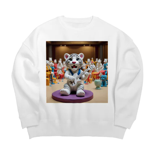 歌唱力も練習 Big Crew Neck Sweatshirt