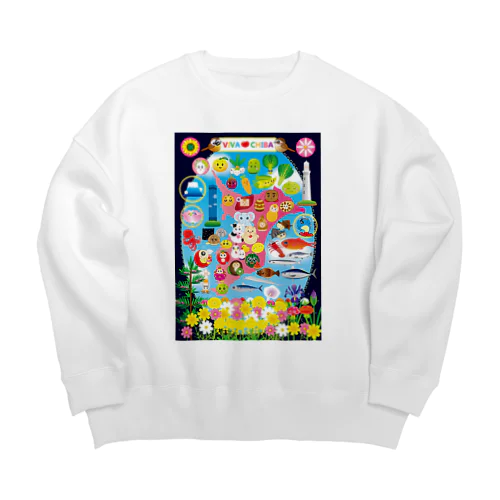 VIVA♡CHIBA Big Crew Neck Sweatshirt