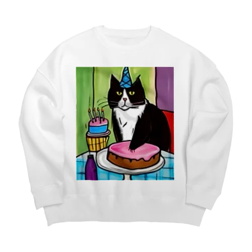 Happy birthday to you! Big Crew Neck Sweatshirt