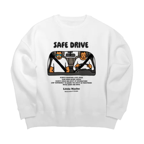 安全運転（A） Big Crew Neck Sweatshirt