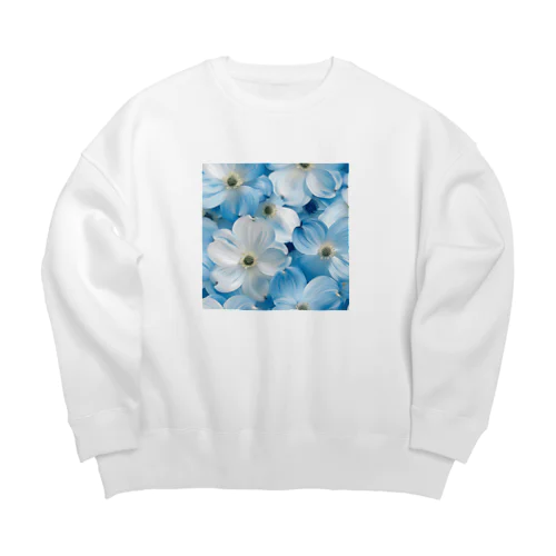 可愛らしい小さな花 Big Crew Neck Sweatshirt