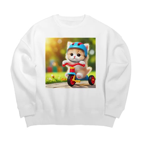 三輪車 Big Crew Neck Sweatshirt