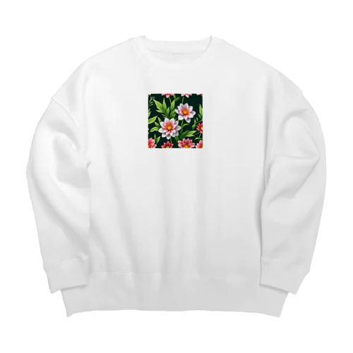 シンプルハナ Big Crew Neck Sweatshirt