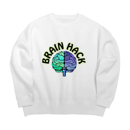 Brain Hack Big Crew Neck Sweatshirt