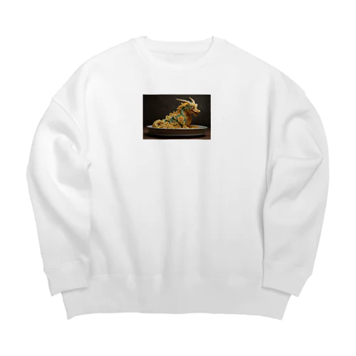 パスタドラゴン Big Crew Neck Sweatshirt