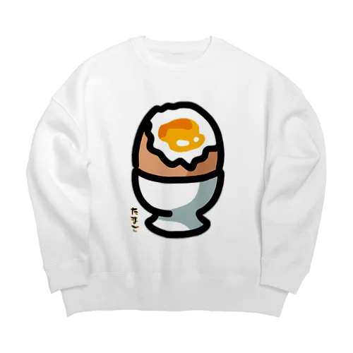 半熟玉子_240724 Big Crew Neck Sweatshirt