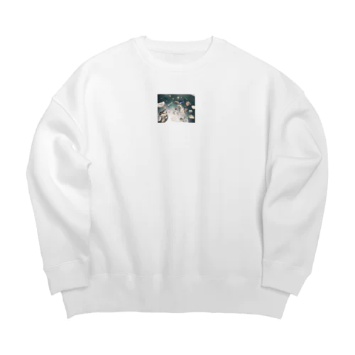 かいとしーぐらす Big Crew Neck Sweatshirt