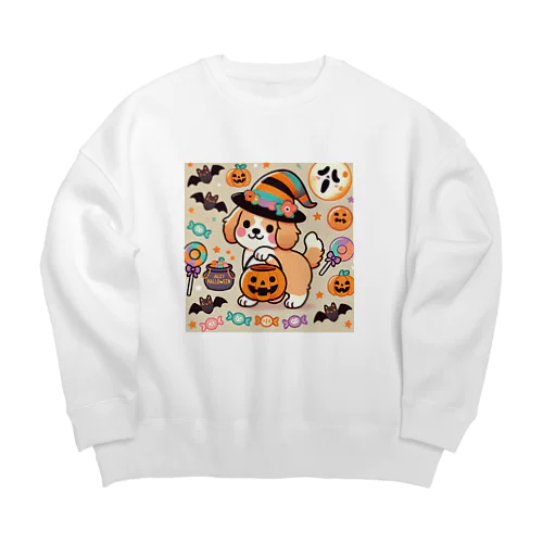 ハロウィンドッグ Big Crew Neck Sweatshirt