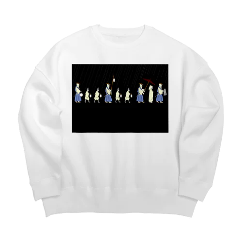 狐の嫁入り Big Crew Neck Sweatshirt