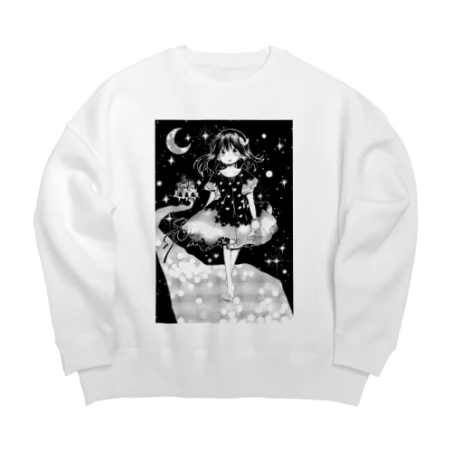 【ない漫画】ない魔女っ子のまんが Big Crew Neck Sweatshirt