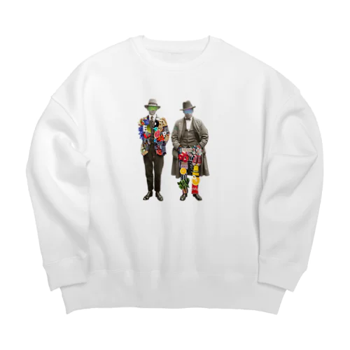 Classic gentleman Big Crew Neck Sweatshirt