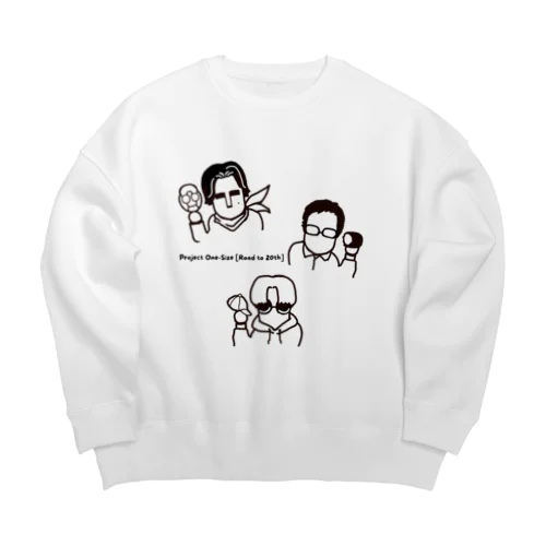 ３人の個性をギュッと集結 Big Crew Neck Sweatshirt