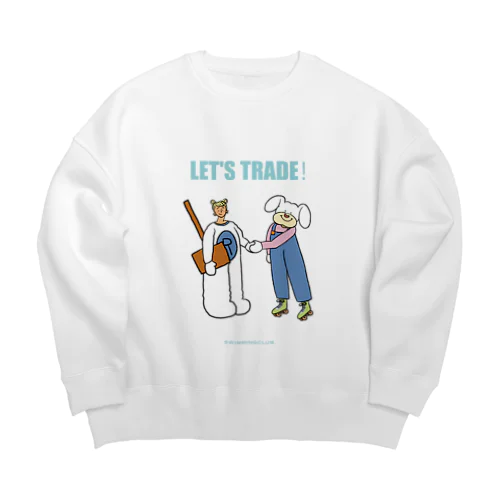 キグルミ(let's trade!) Big Crew Neck Sweatshirt