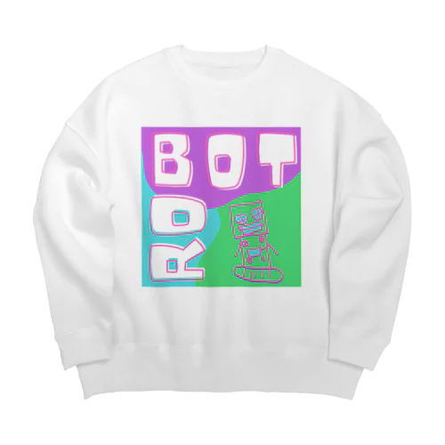 BOT BOY - Pink Pop Edition Big Crew Neck Sweatshirt