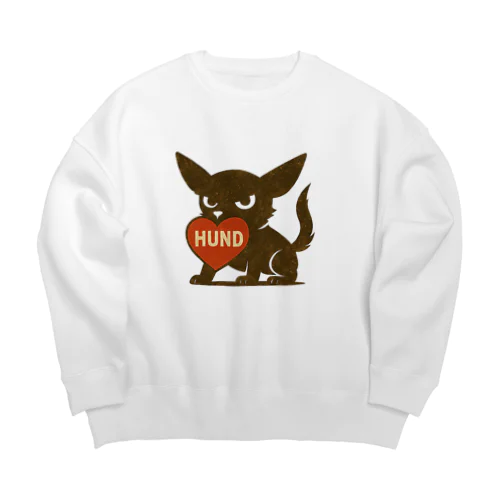 Hundeliebhaber Big Crew Neck Sweatshirt