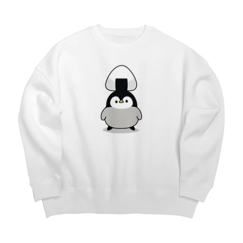 心くばりペンギン / おにぎりver. Big Crew Neck Sweatshirt