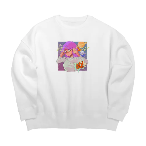 ぬ！ Big Crew Neck Sweatshirt