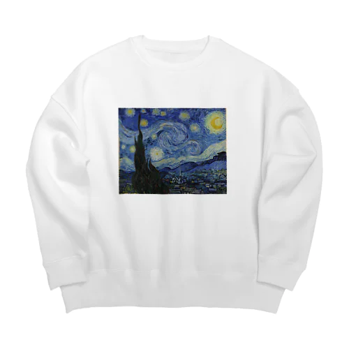 星月夜 / フィンセント・ファン・ゴッホ(The Starry Night 1889) Big Crew Neck Sweatshirt