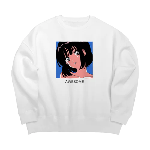 AWESOME Big Crew Neck Sweatshirt