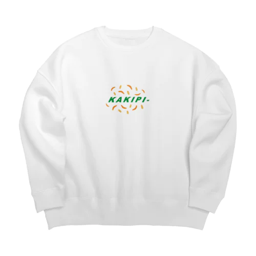 KAKIPI- Green Big Crew Neck Sweatshirt