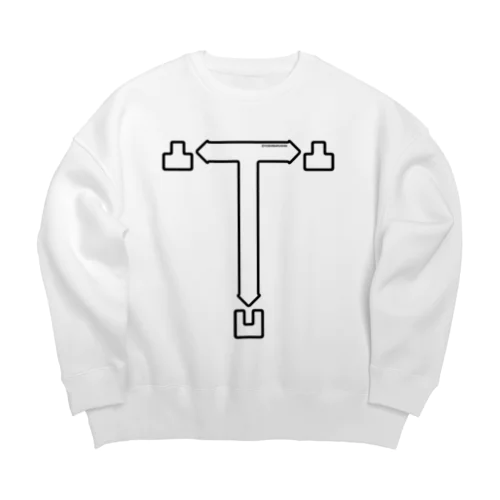 凸凸凹TB Big Crew Neck Sweatshirt