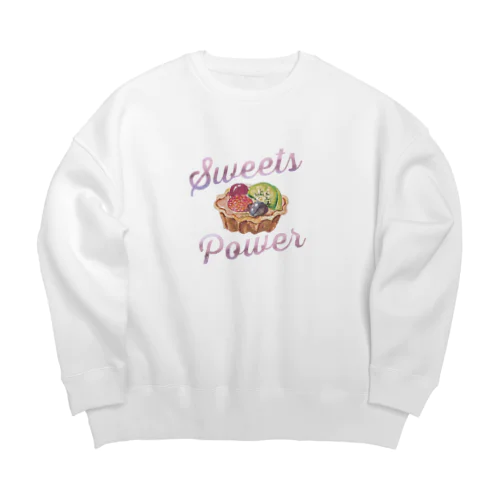 スウィーツパワー! Sweets Power9 フルーツタルト Big Crew Neck Sweatshirt