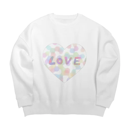 Heart Big Crew Neck Sweatshirt