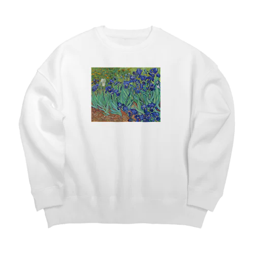 ゴッホ / アイリス / 1889 / Irises Vincent van Gogh Big Crew Neck Sweatshirt