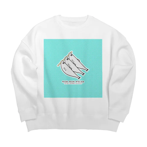 ししゃも すぺしゃるめすver. Big Crew Neck Sweatshirt