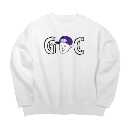 GDC紫 Big Crew Neck Sweatshirt