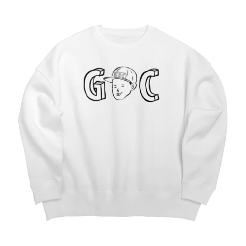 GDC白 Big Crew Neck Sweatshirt