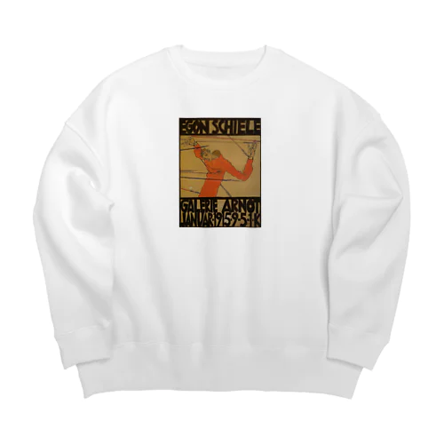 エゴン・シーレ / 1914 /Self Portrait as St. Sebastian (poster) / Egon Schiele Big Crew Neck Sweatshirt